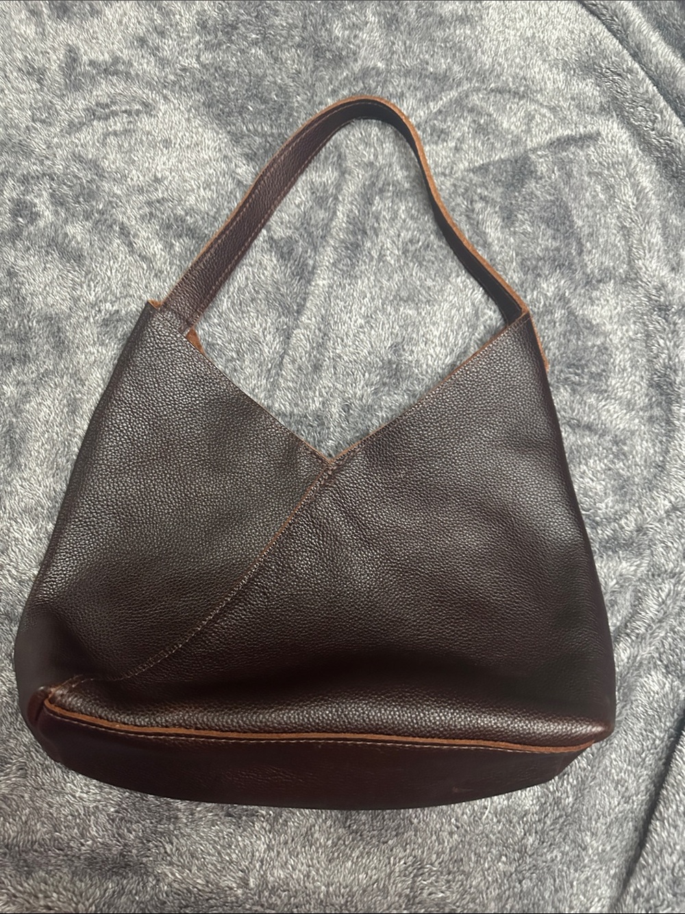 Portland Leather Brown Shoulder Bag